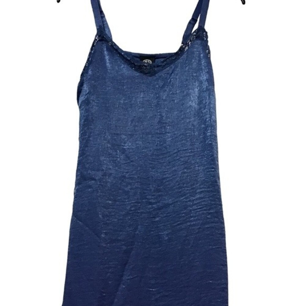 Spaghetti Strung Summer Flowy Boho Relaxed Fit Bobeau Maxi Dress Blue Size XS - Picture 6 of 12